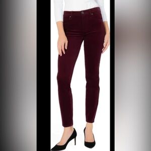 NWT Buffalo David Bitton Karolin Women's Burgundy Mid-Ris coloroid pants Jeans